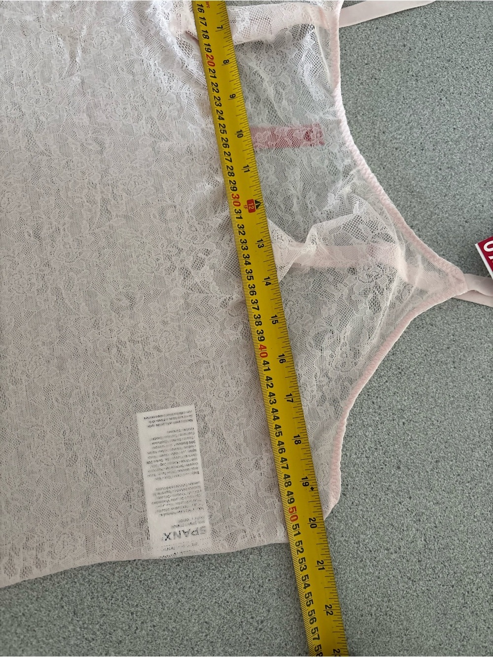 NWT Spanx Supersmooth Day to Date Night Lace Cami 2X Blush Pink Edgy Plus Size - Picture 12 of 13